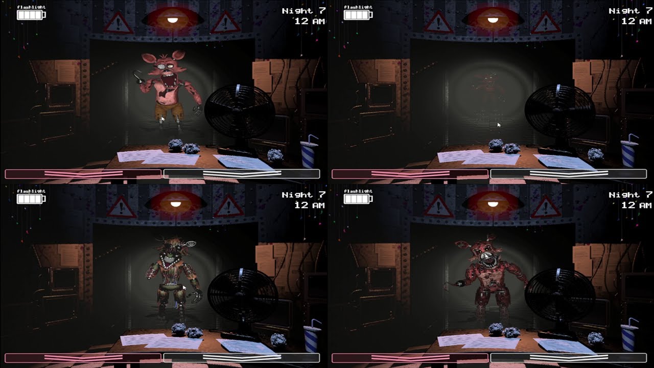 Foxy from FNaF 1 - 4 in Withered Foxy's place! Part 1! (FNaF 2 Mods)