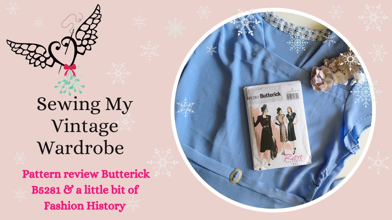 Sewing My Vintage Wardrobe ~ Pattern review Butterick B5281