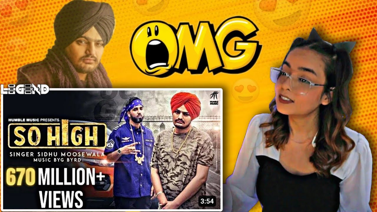 Reaction on ~ So High ~ Sidhu Moose Wala ~ Byg Byrd ~ Punjabi Songs ~ Reaction Video