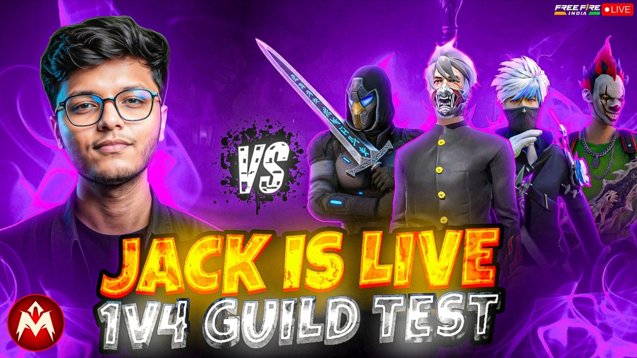 🔴FREE FIRE LIVE 🗿❤️ 1v4 GUILD TEST | CUSTOM GIVEAWAY ? 😎❤️ | #freefirelive #gyangaming #shortsfeed