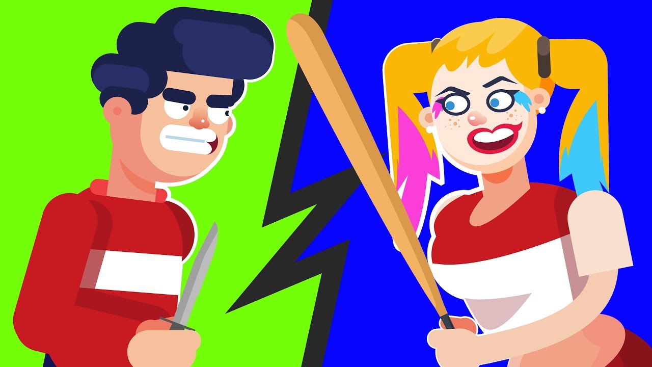 YOU vs HARELY QUINN - WHO WOULD WIN (BIRDS OF PREY MOVIE) || FUNNY ANIMATION