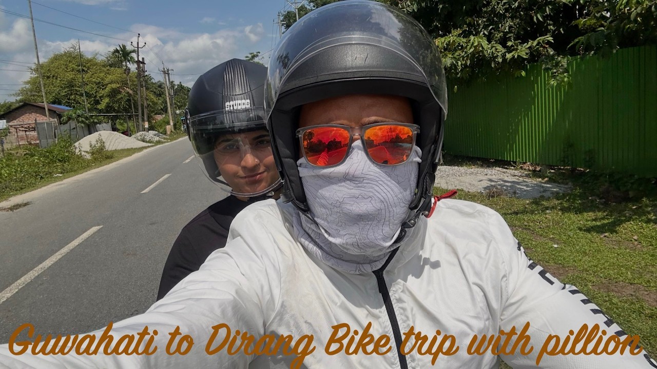 Couple bike trip Guwahati to Dirang