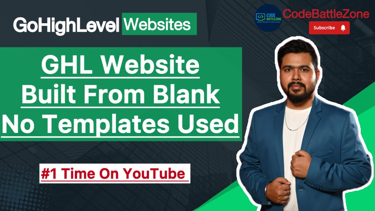 GoHighLevel Website From Blank || Build a Full Site from Scratch [2025 Tutorial] #gohighlevel