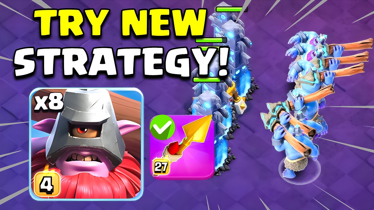 TH18 New Thrower Attack Strategy 2026 in Rank Battle Clash of Clans