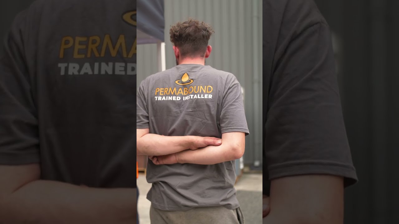 PERMABOUND resin bound training day highlights! 💪 🚀 #resinbound #resinboundsurfacing #satisfying