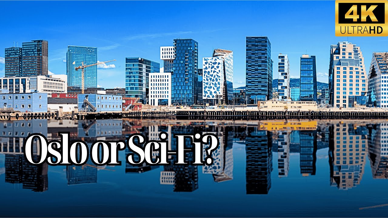 Is This Oslo or a Sci-Fi Set? 4K Summer Walk| Virtual Tour