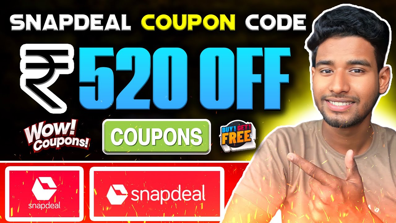 Snapdeal Coupon Code Today 🛒🔥 ₹500 Off Mega Saving Deal | 100% Working Offer 💰⚡
