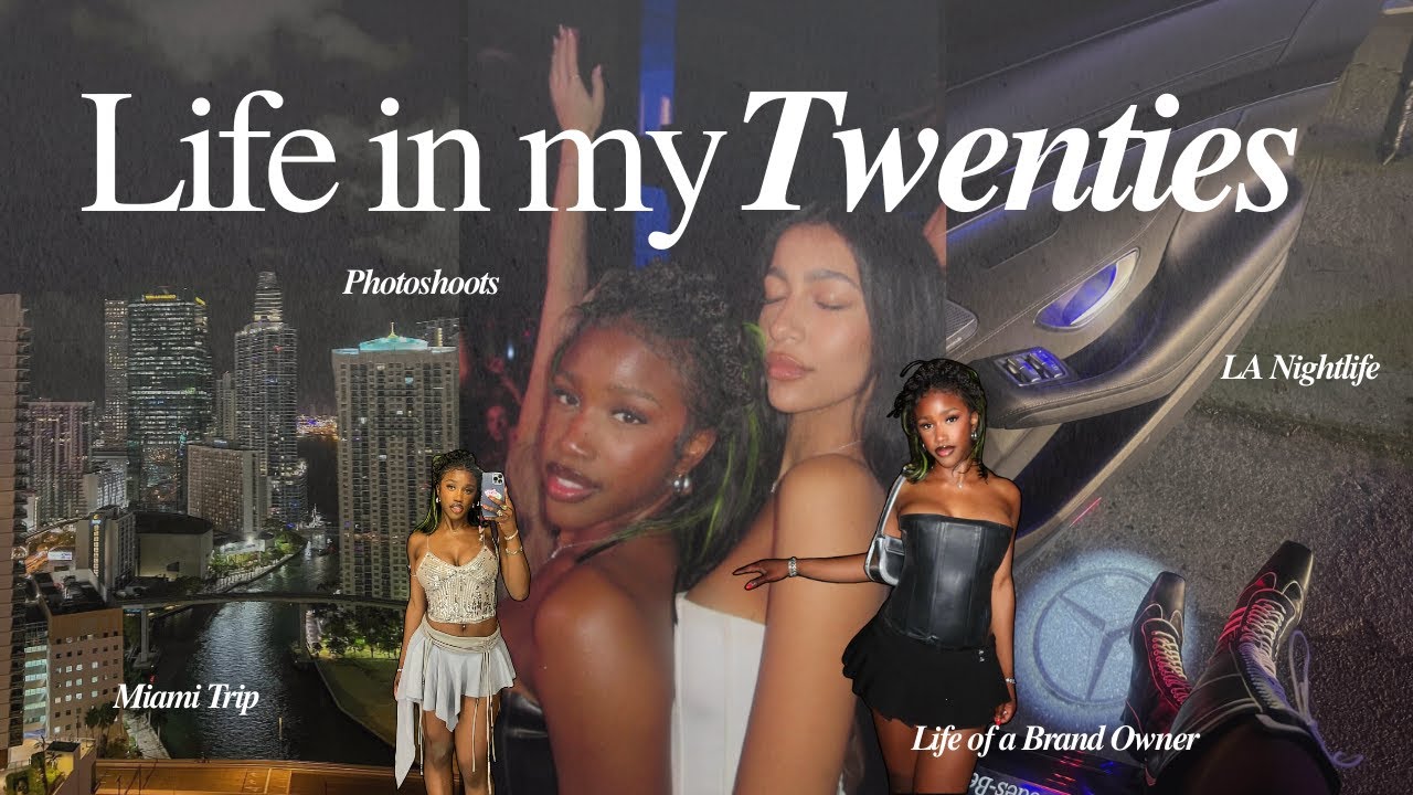 LIFE IN MY 20s: spontaneous Miami trip, shoots, LA nightlife + navigating life as a brand owner!