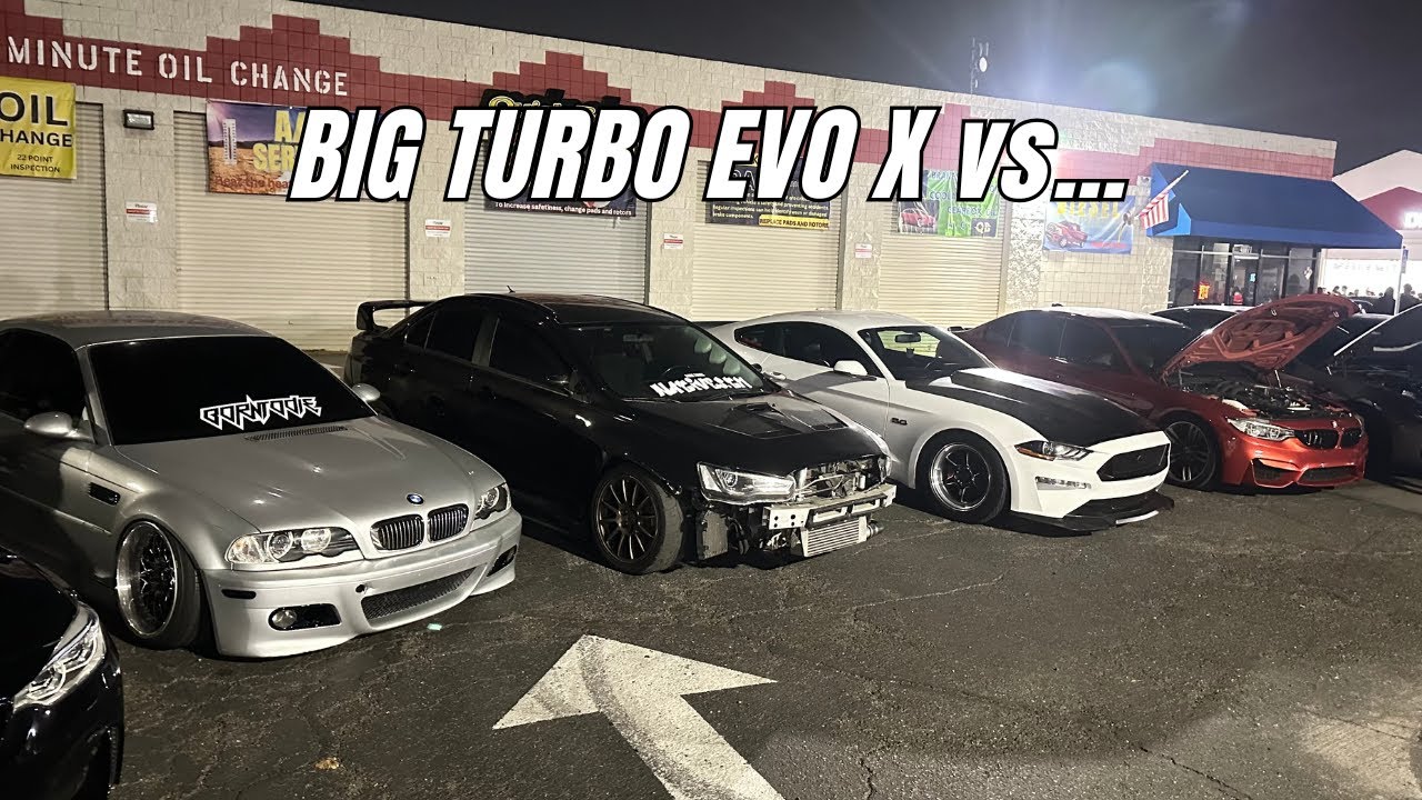 BIG TURBO EVO X ОТПРАВЛЯЕТСЯ В МЕСТНЫЙ CARMEET