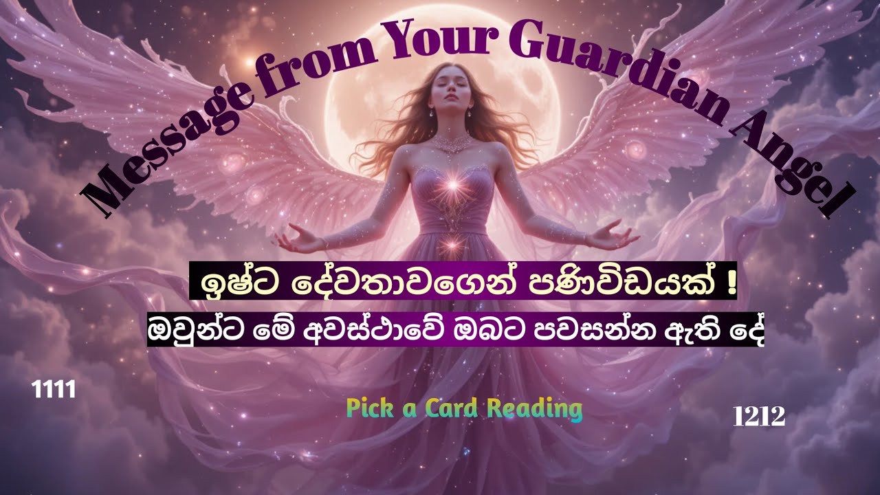 Message from Your Guardian Angel 💖 ඔබගේ ඉෂ්ට දේවතාවගෙන් පණිවිඩයක් ! 💖