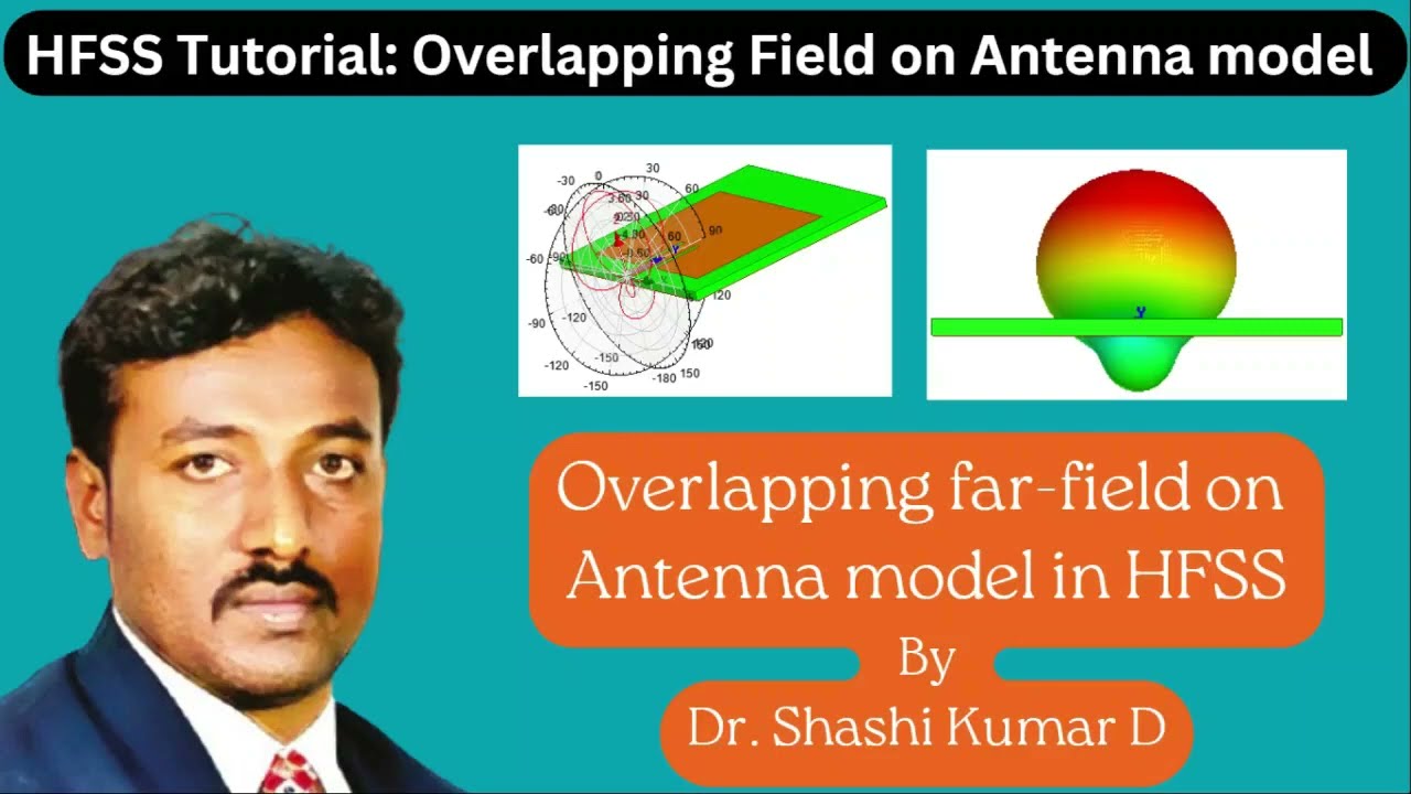 HFSS Tutorial: Plotting overlapping plots on antenna model