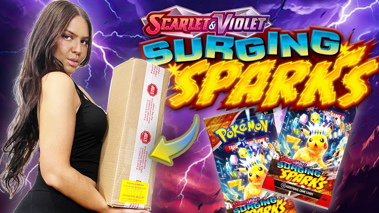 I Have A Case And Insane Luck! Pokemon Surging Sparks! | Scarlet & Violet