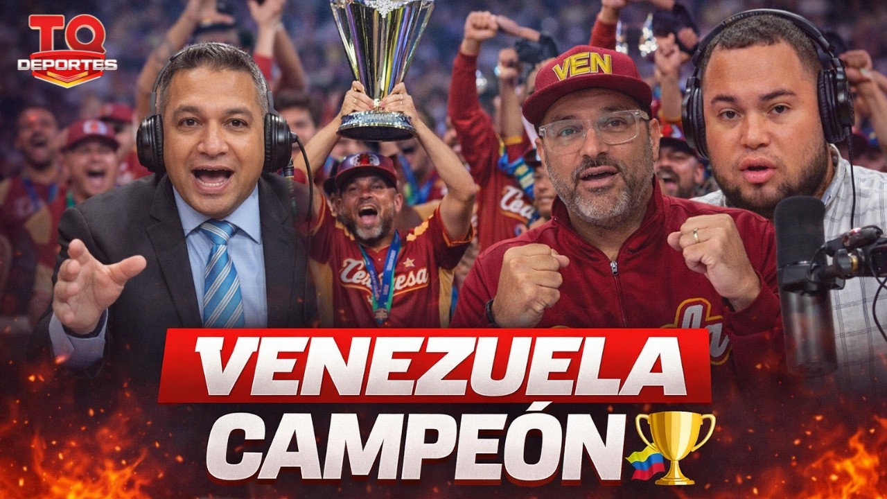 ¡VENEZUELA HACE HISTORIA! CAMPEONES Y ENTRANDO A LA ÉLITE DEL BÉISBOL