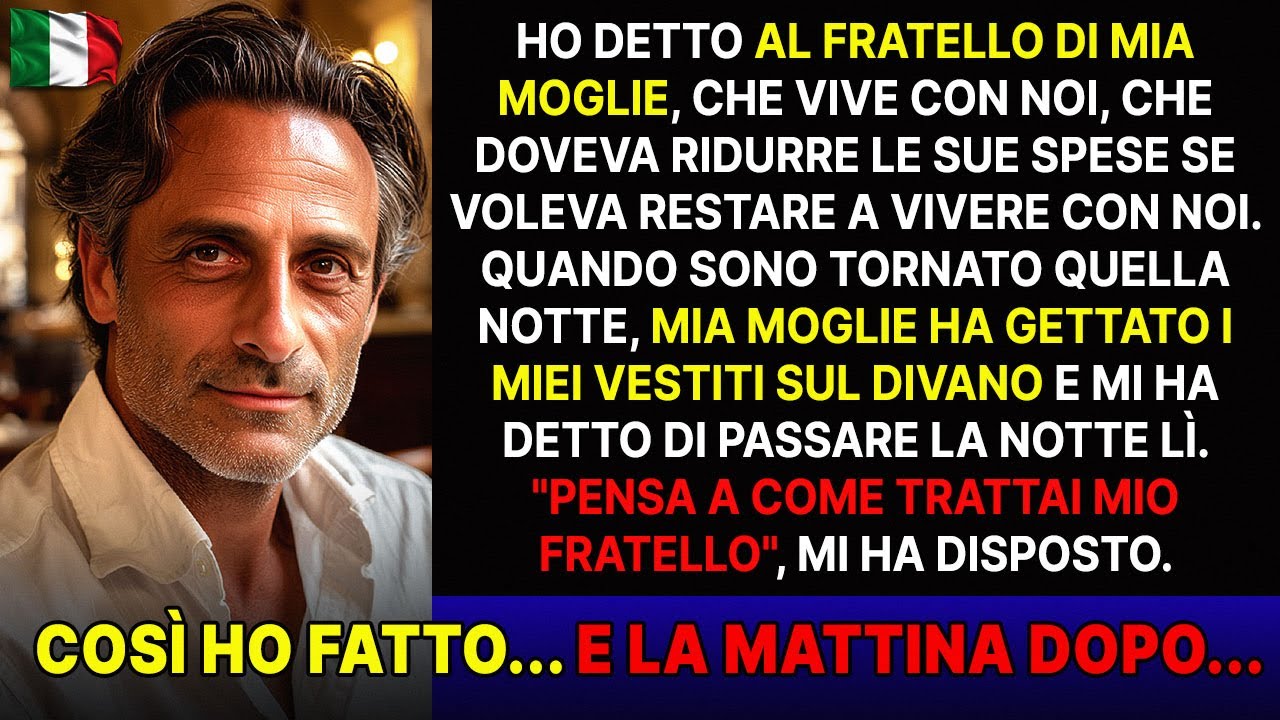 Il fratello di mia moglie vive con noi, ma lei lo difende nonostante le sue spese elevate