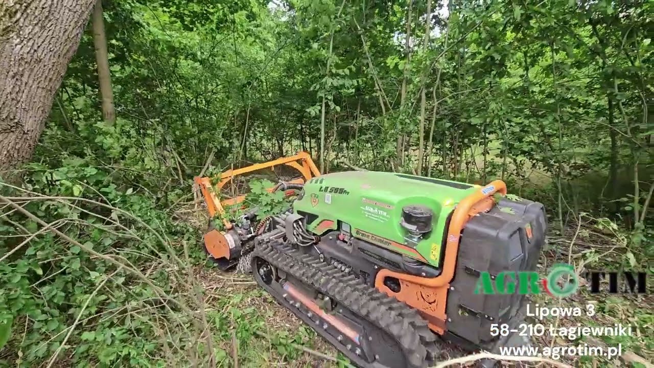 Robot zdalnie sterowany MDB LV500 PRO z mulczerem leśnym
