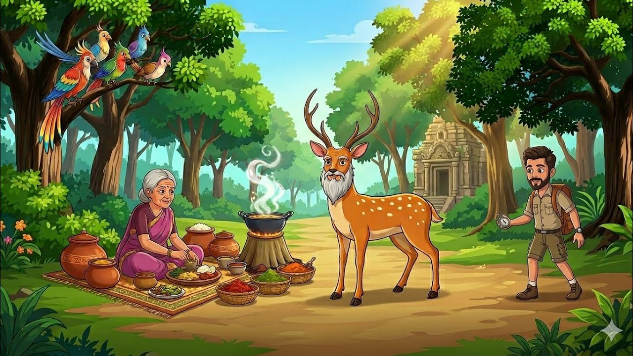 मनहूस की तकदीर और बकरी का सहारा| Hindi Moral Kahani | Hindi Story | New Cartoon Story |