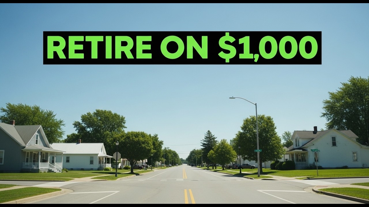 You Can Retire on $1,000/Month in These 12 U.S. Towns
