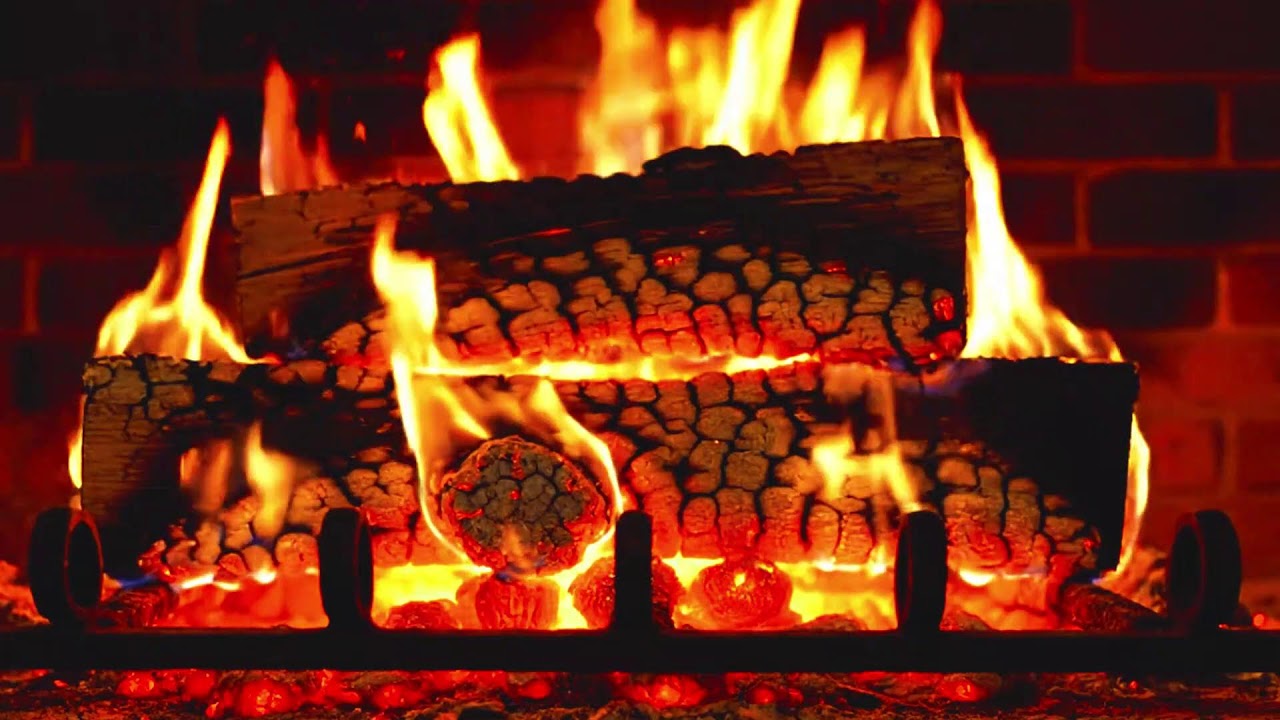This Cozy Fireplace Will Melt Your Stress Away 🔥 Relaxing Fire Sounds
