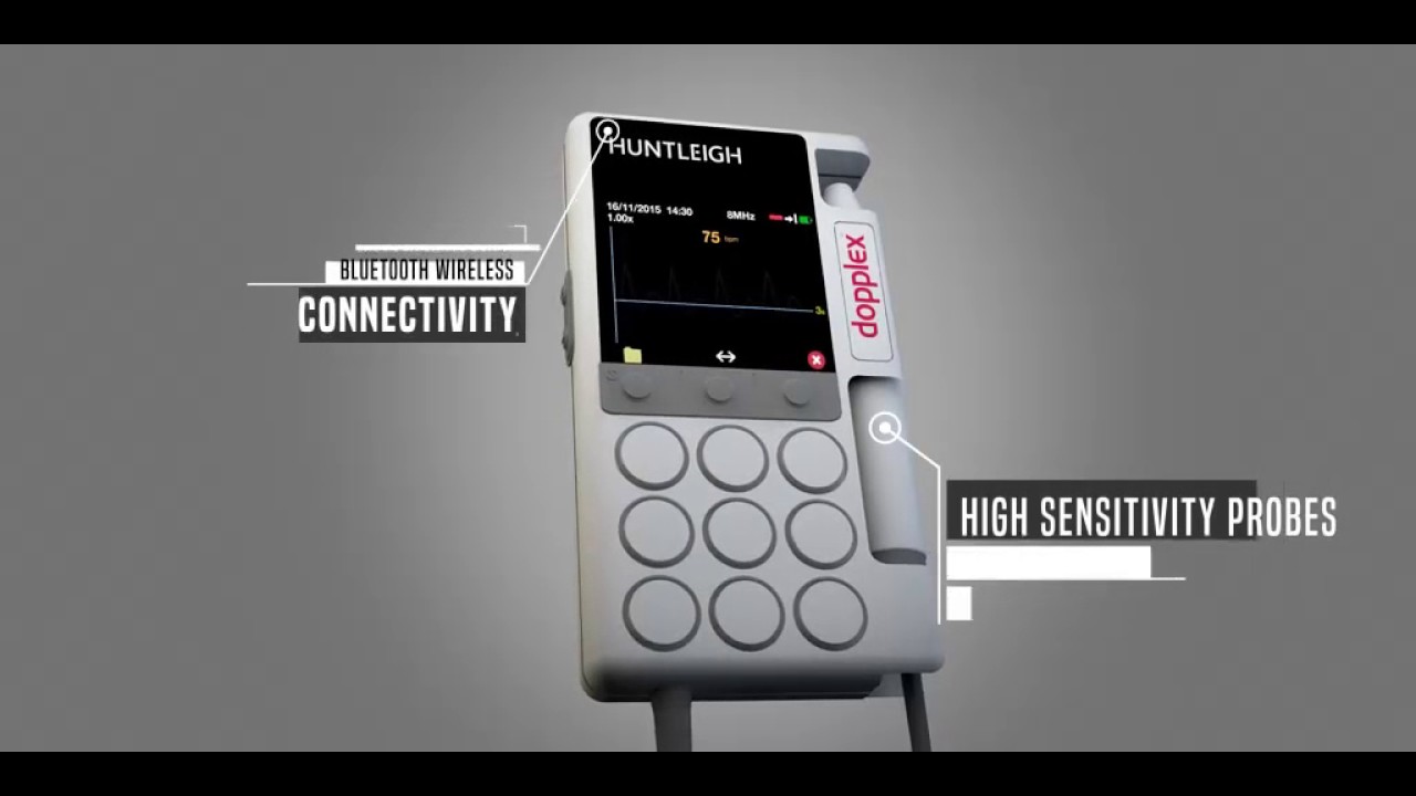 Dopplex DMX Doppler Description Overview by Huntleigh Healthcare