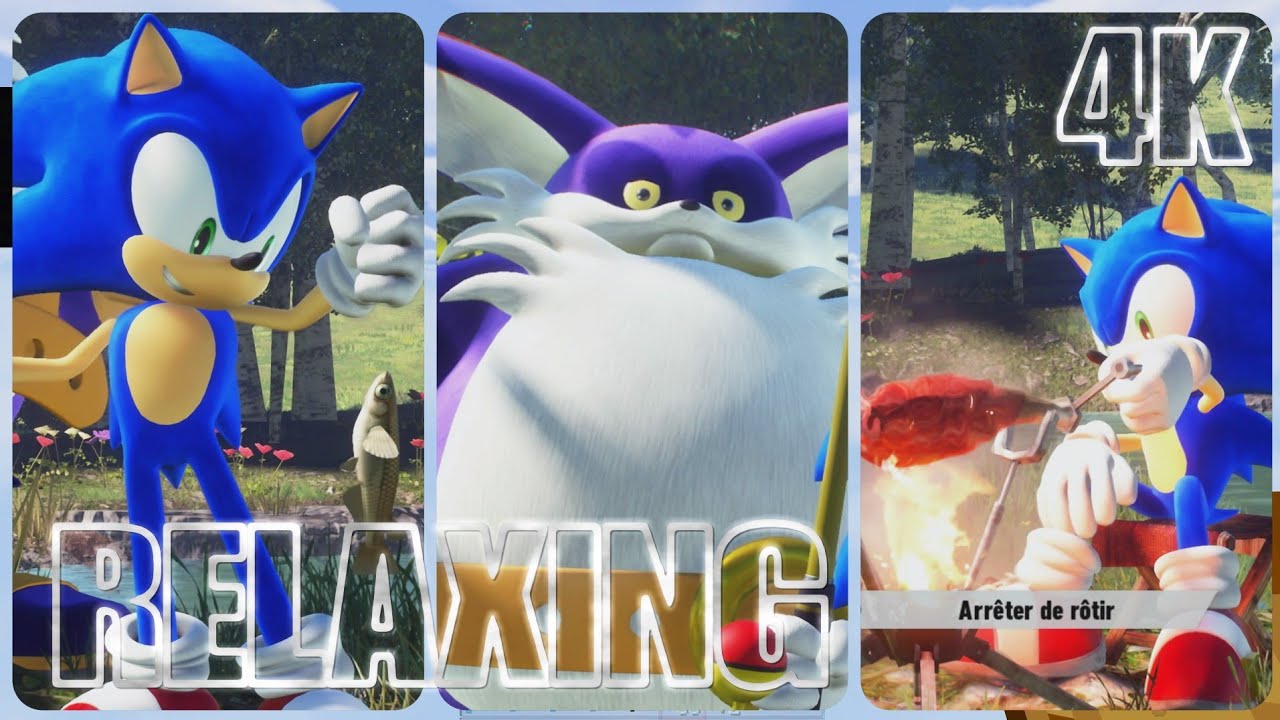 SONIC FRONTIER / FISHING - ROAST MEET CHILL / PÊCHE - CUISSON VIANDE 20M / GAMEPLAY RELAX 4K 60 FPS