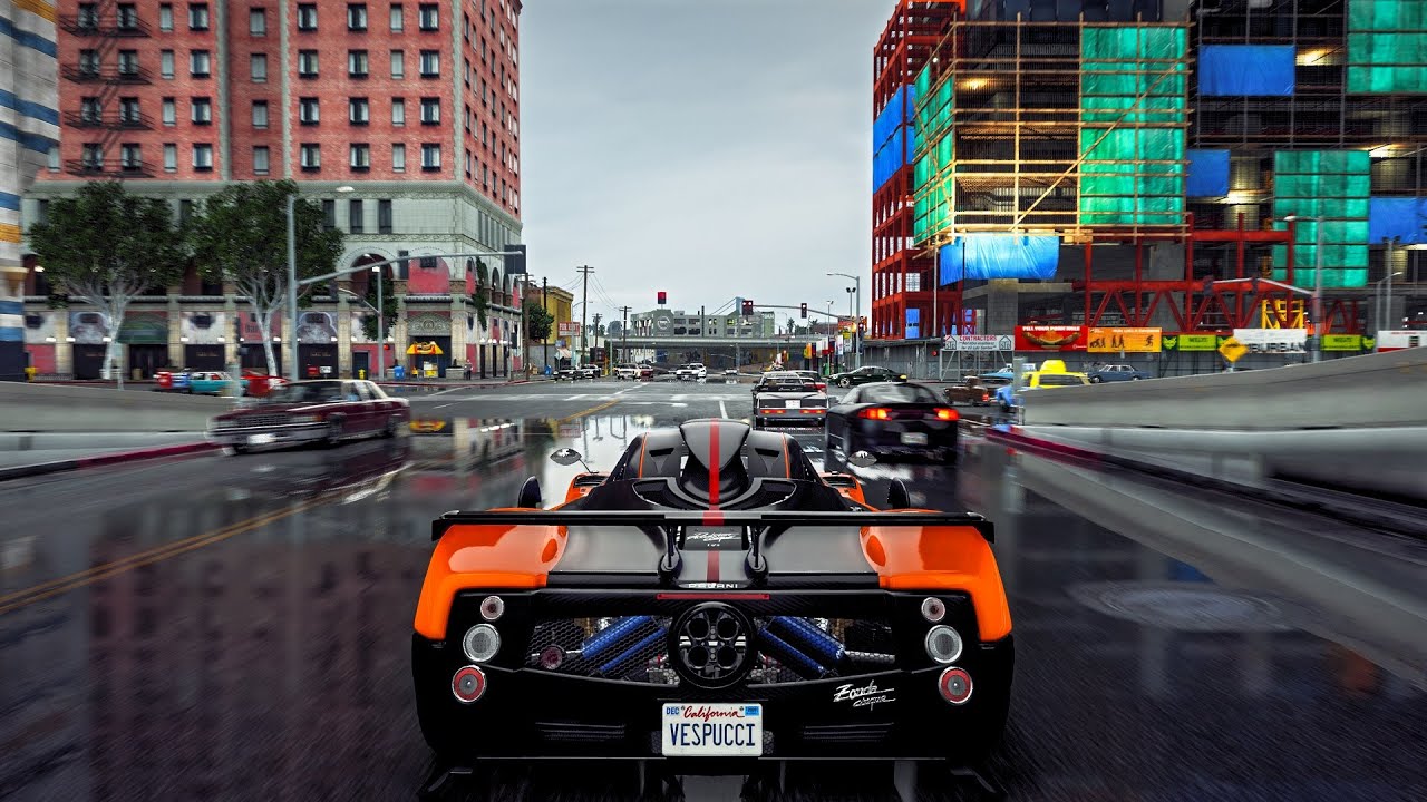 GTA 5 8k RAY TRACING on RTX 3080 - Ultra Realistic Graphics
