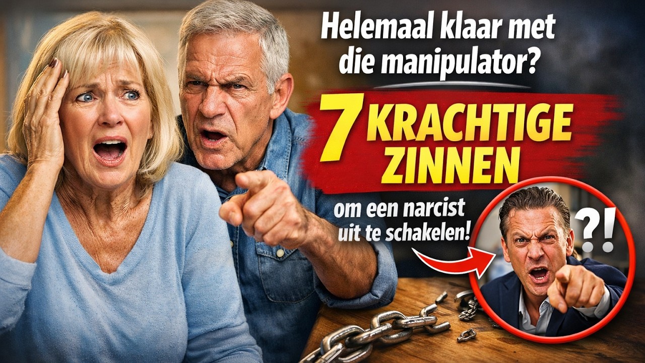 Ben je die manipulator in je leven helemaal zat? Hier zijn zeven trefzekere zinnen die een narcist
