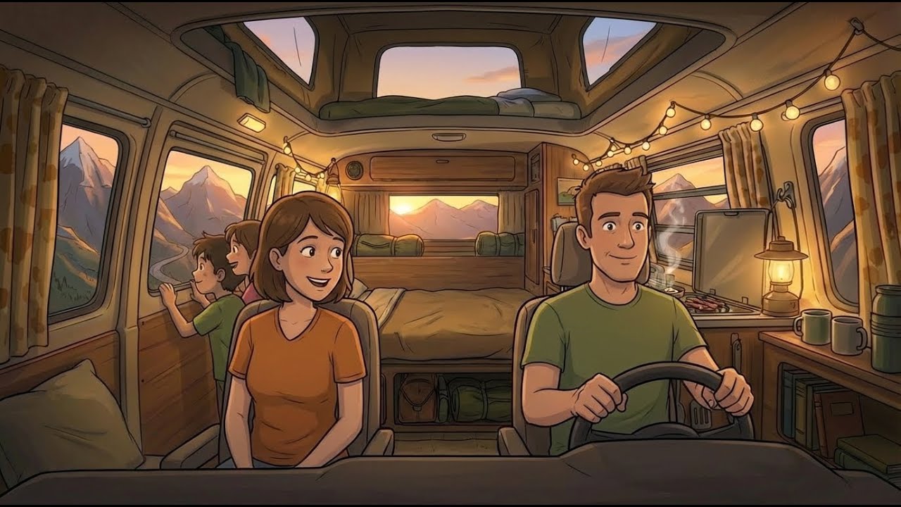 American Family Living in a Van | A 2D Animated Life Story