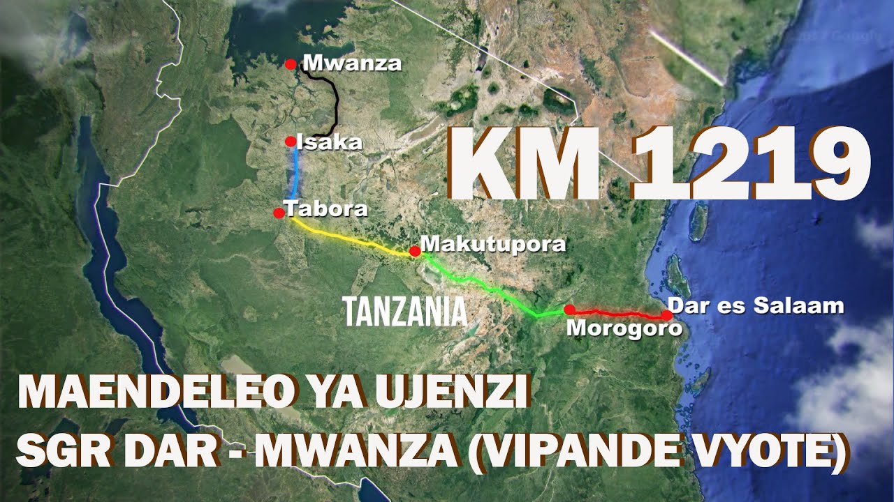 MAENDELEO YA UJENZI WA SGR KM ZOTE 1219, DAR - MWANZA; ZAIDI YA SHILINGI TRIL 16 ZA WATANZANIA.