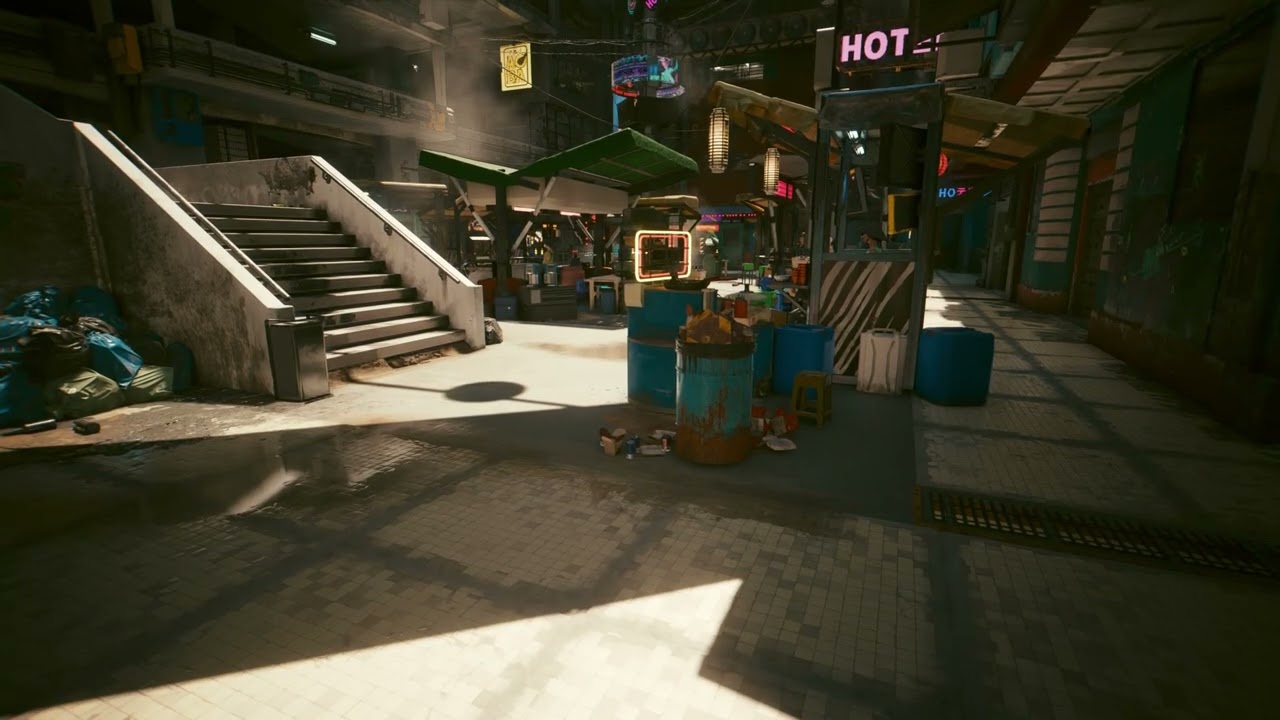 Kabuki Market Ambience 1Hour No Music