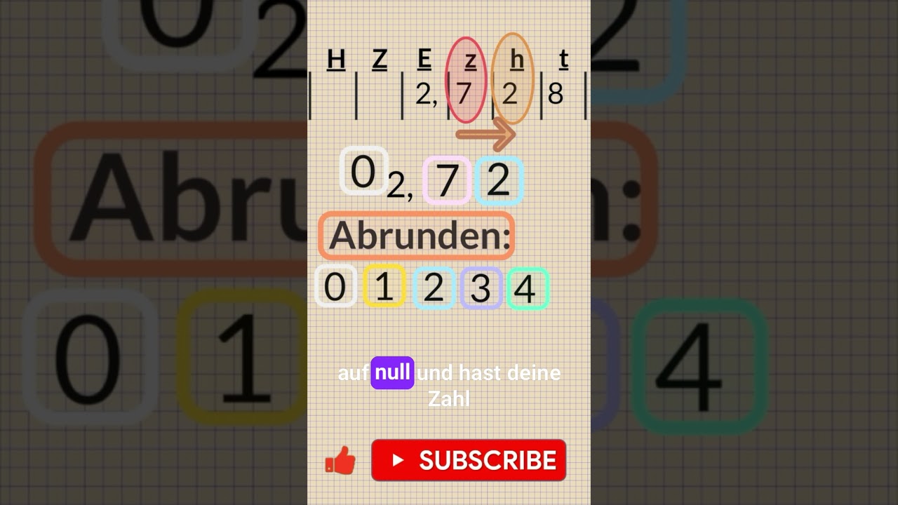 #abrunden und # aufrunden #leichterkl&auml;rt #maths #mathematics #education #lernen #tricks #edutok