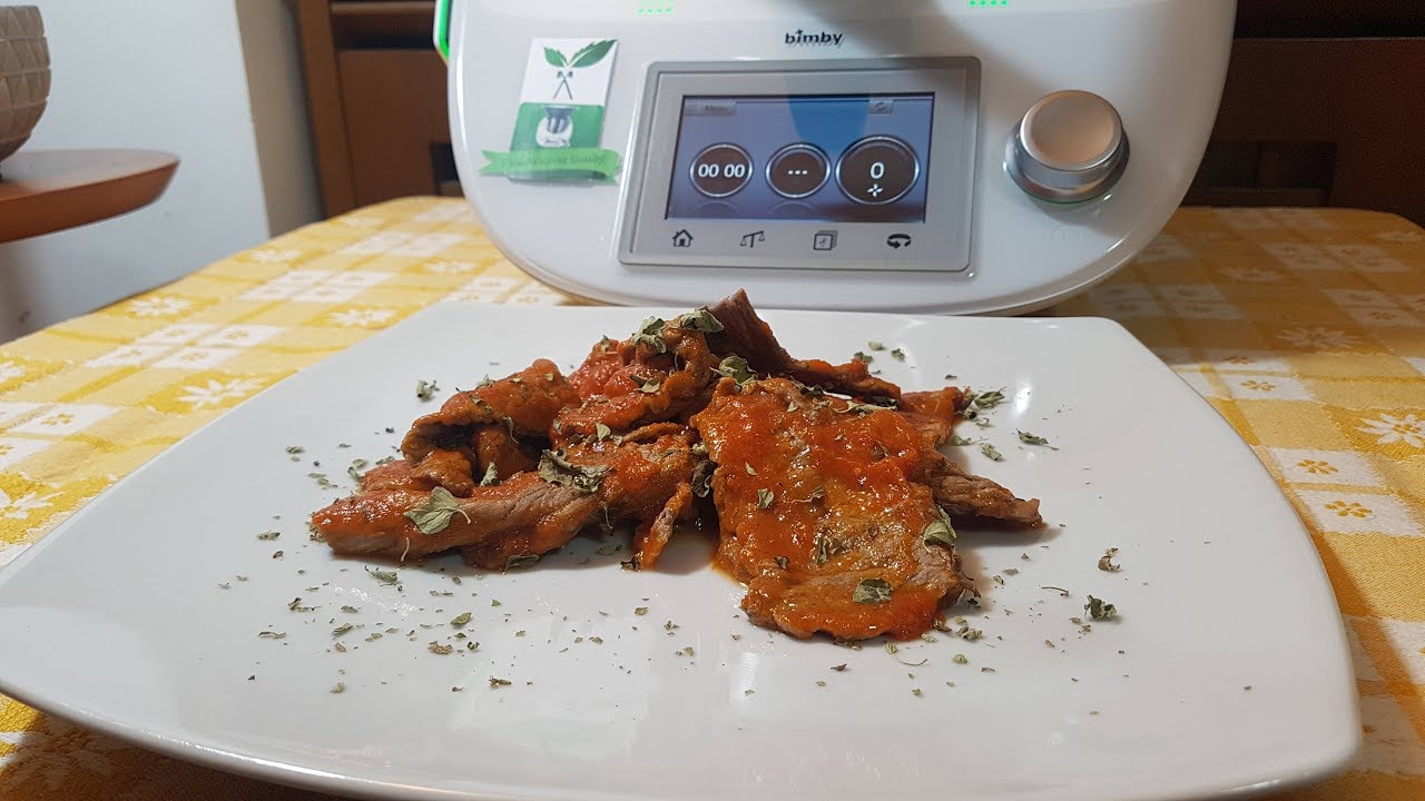 Carne alla pizzaiola per bimby TM7 TM6 TM5 TM31