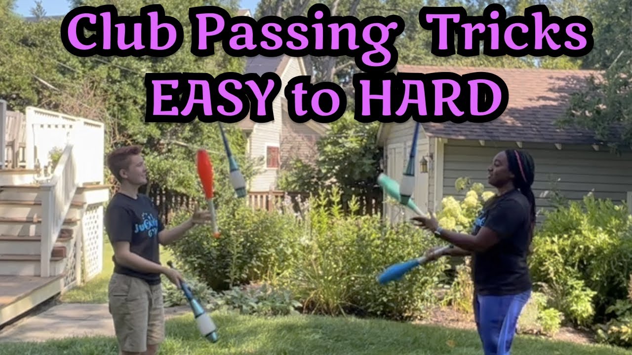 BEST Club Passing Tricks EASY to HARD | 4-Count Juggling Tricks | Juggling Performance Video