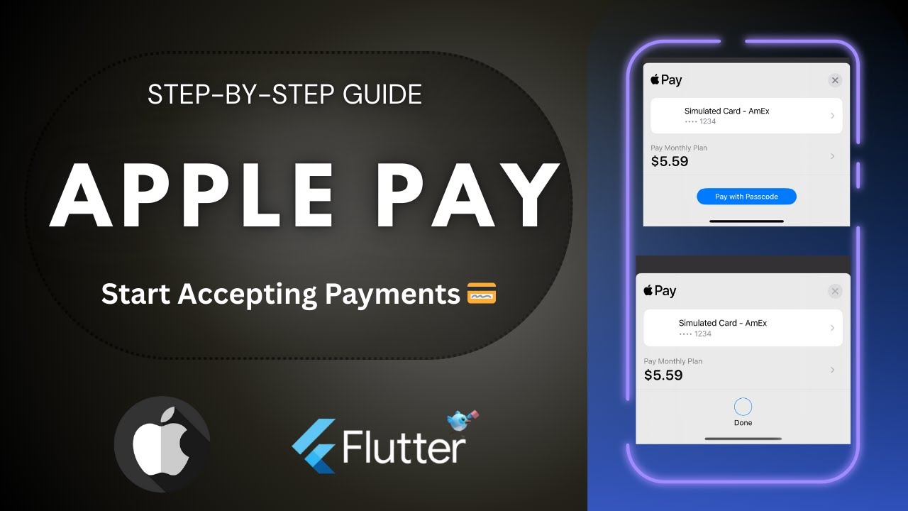 ApplePay Integration in Flutter Apps | Payments in Flutter apps | Mobile payments