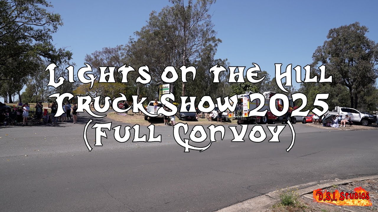 Lights on the Hill Truck Show 2025 Full Convoy
