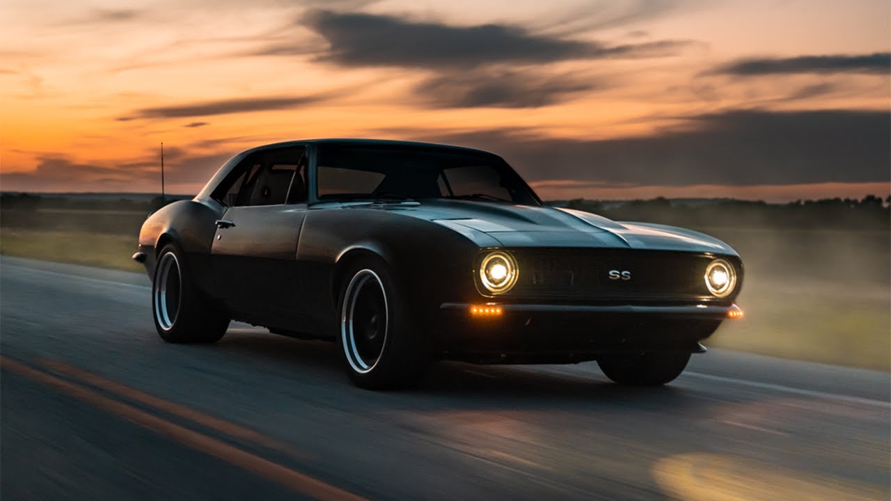 SUNDAY DRIVE - Black 67' Camaro SS in [4K]