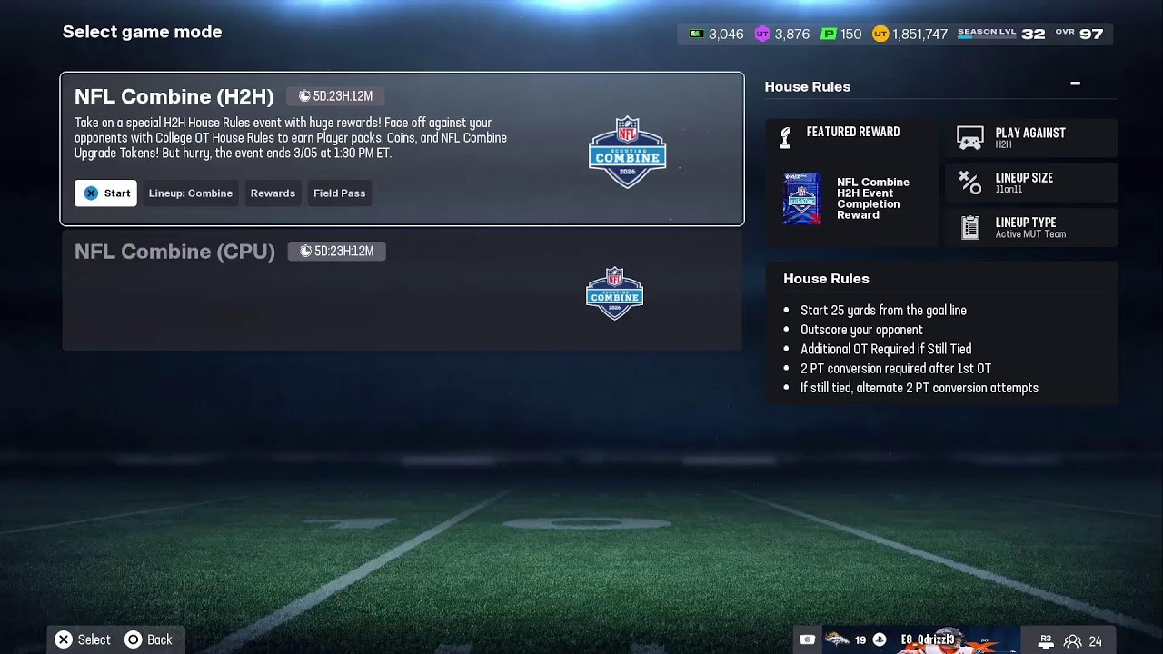 Combine Event Runs 😐😐