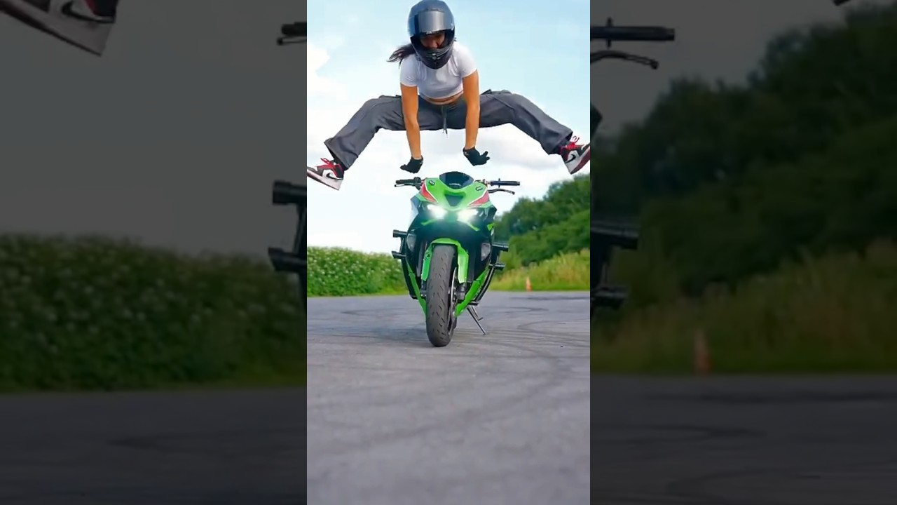 Worlds talented stunt rider | Sarah Lezito  | #youtubeshorts #shortvideo