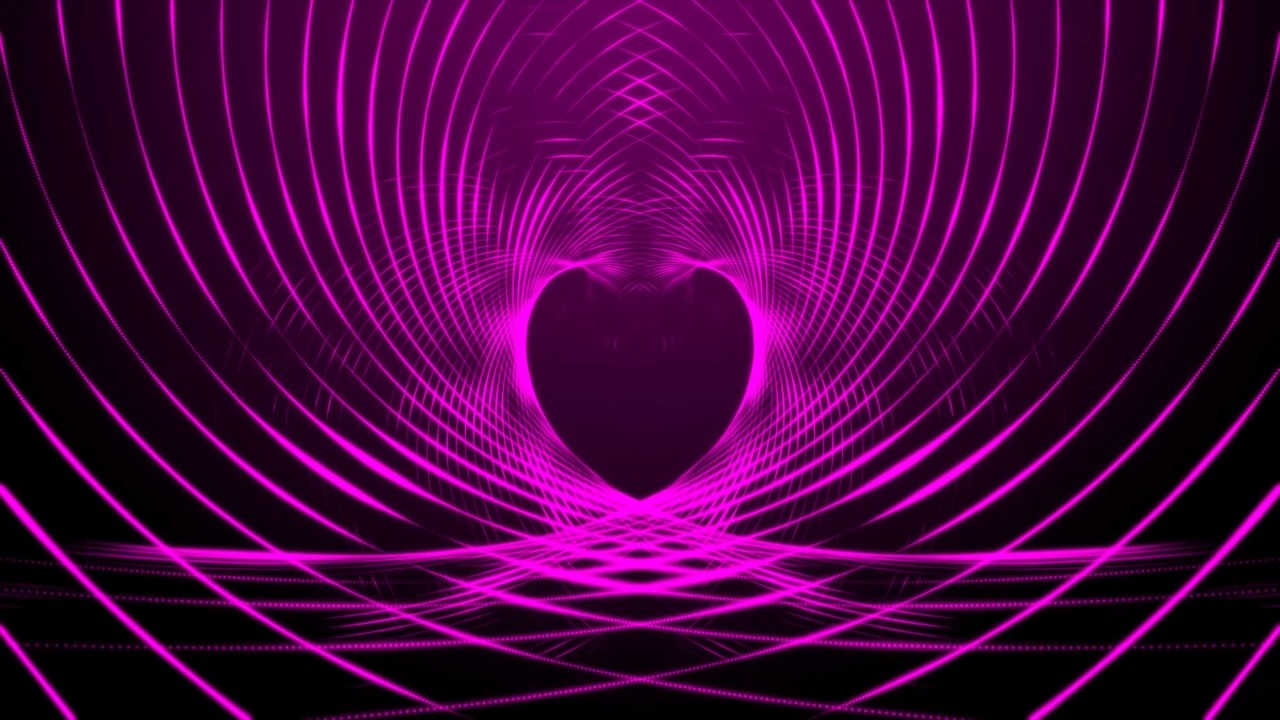 Subtle Pink Heart Valentine Day 4K UHD Ambient Background Screen