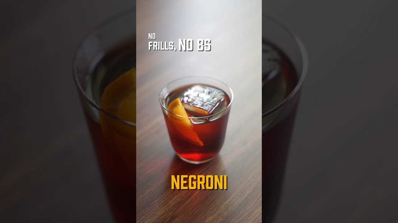 Anthony Bourdain’s Favorite Drink- The Negroni #cocktail #drink #recipe