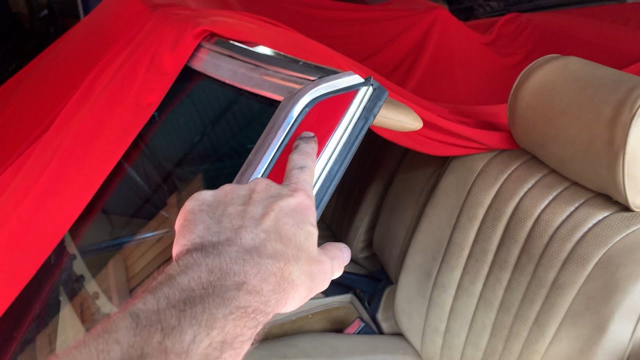 Mercedes R107 A pillar trims and seals - tips on how to fit