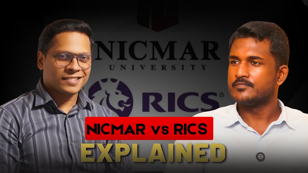 ⚠️RICS vs NICMAR Which one is best! Ft. Anbu Maninathan | Career Guidance, Civil Engineering Course