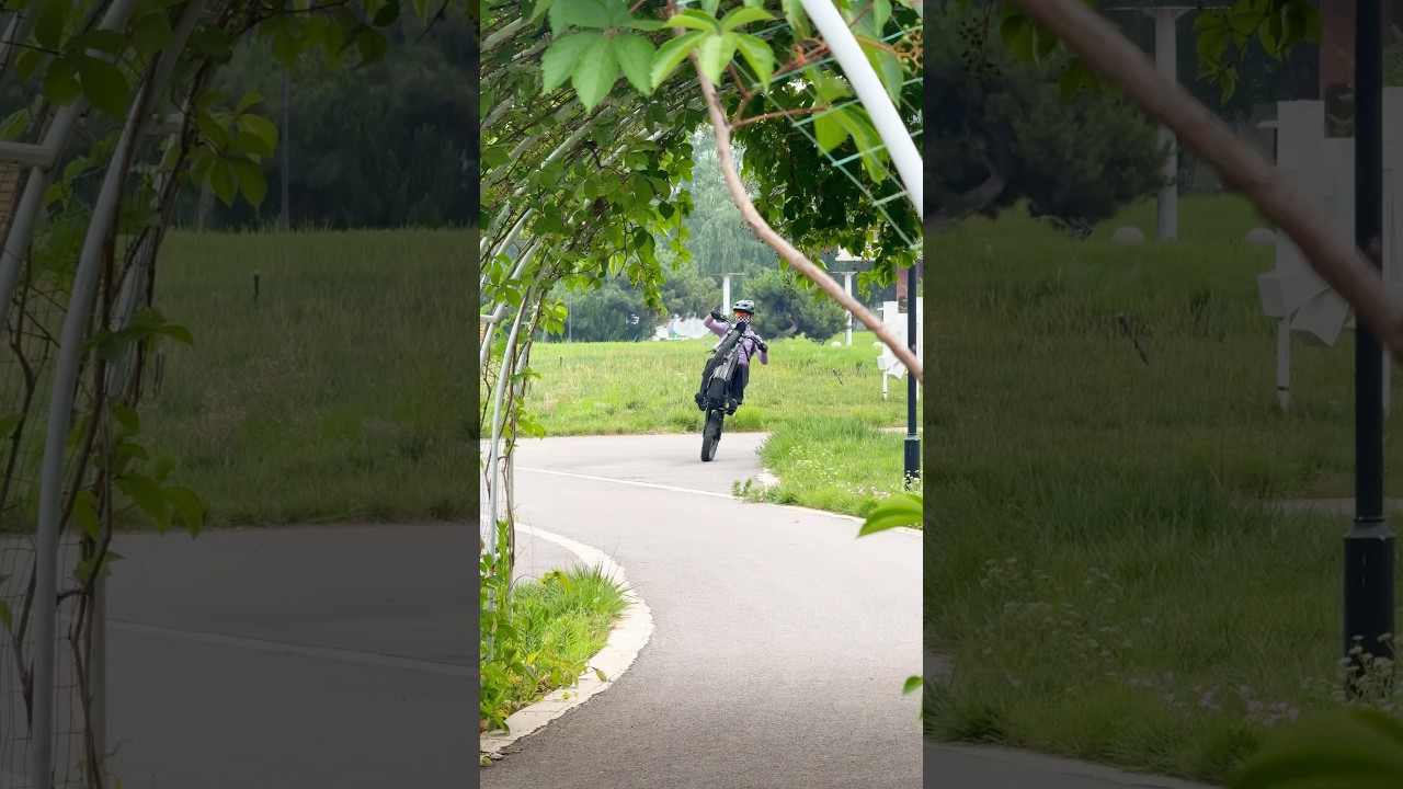Fusion of nature and art #rider #bike #art #nature