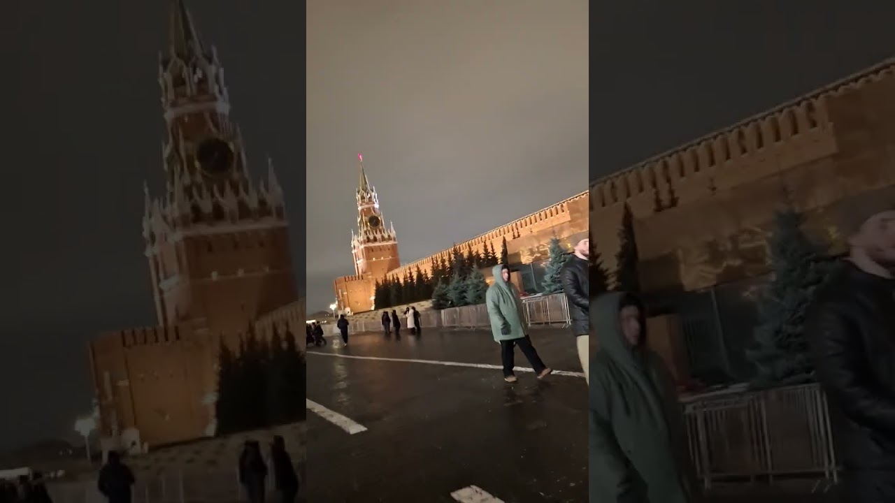 New year's Moscow. Red square. Kremlin