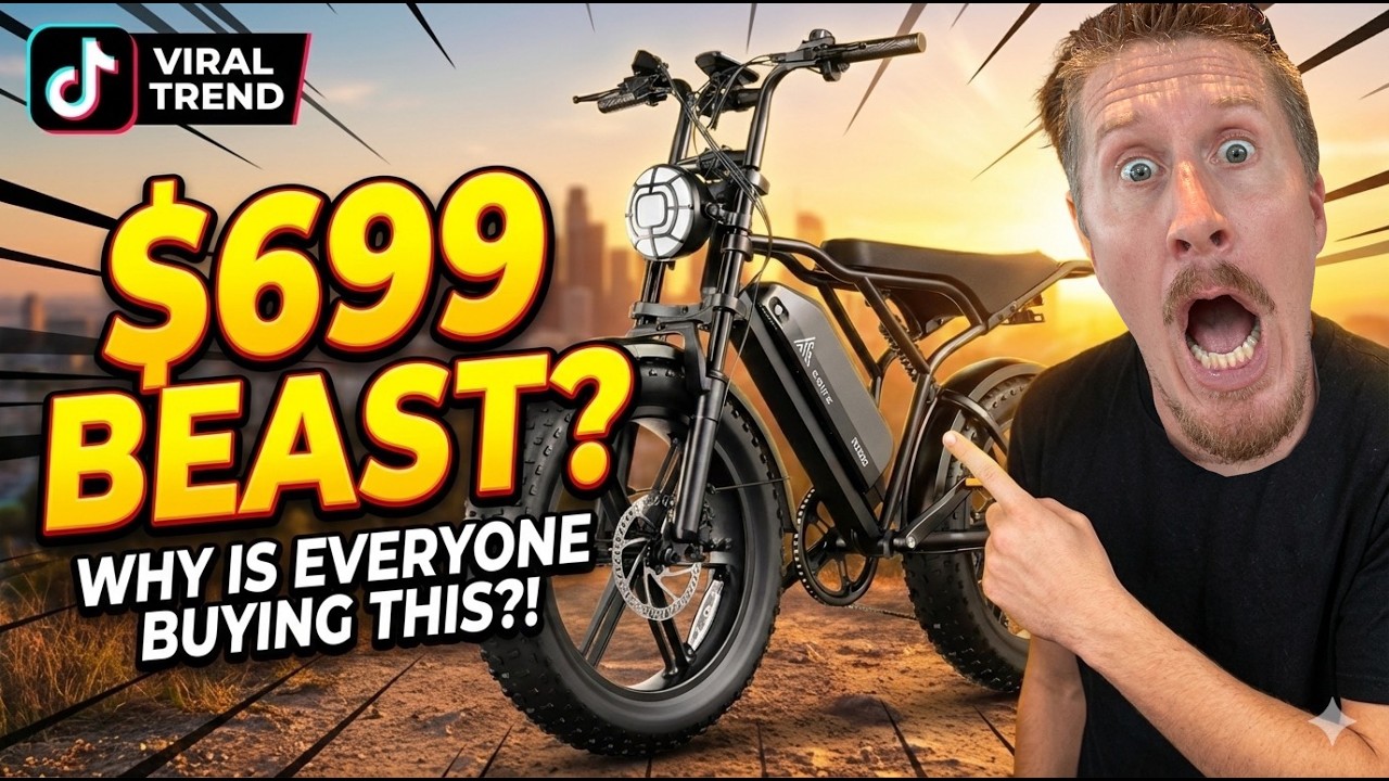 Why is Everyone Buying This $699 TikTok E-Bike? (TST R002 Review)