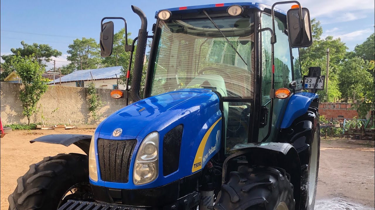 NEWHOLLAND T5050  & 90 DİŞ TIRMIK ÇEKİMİ