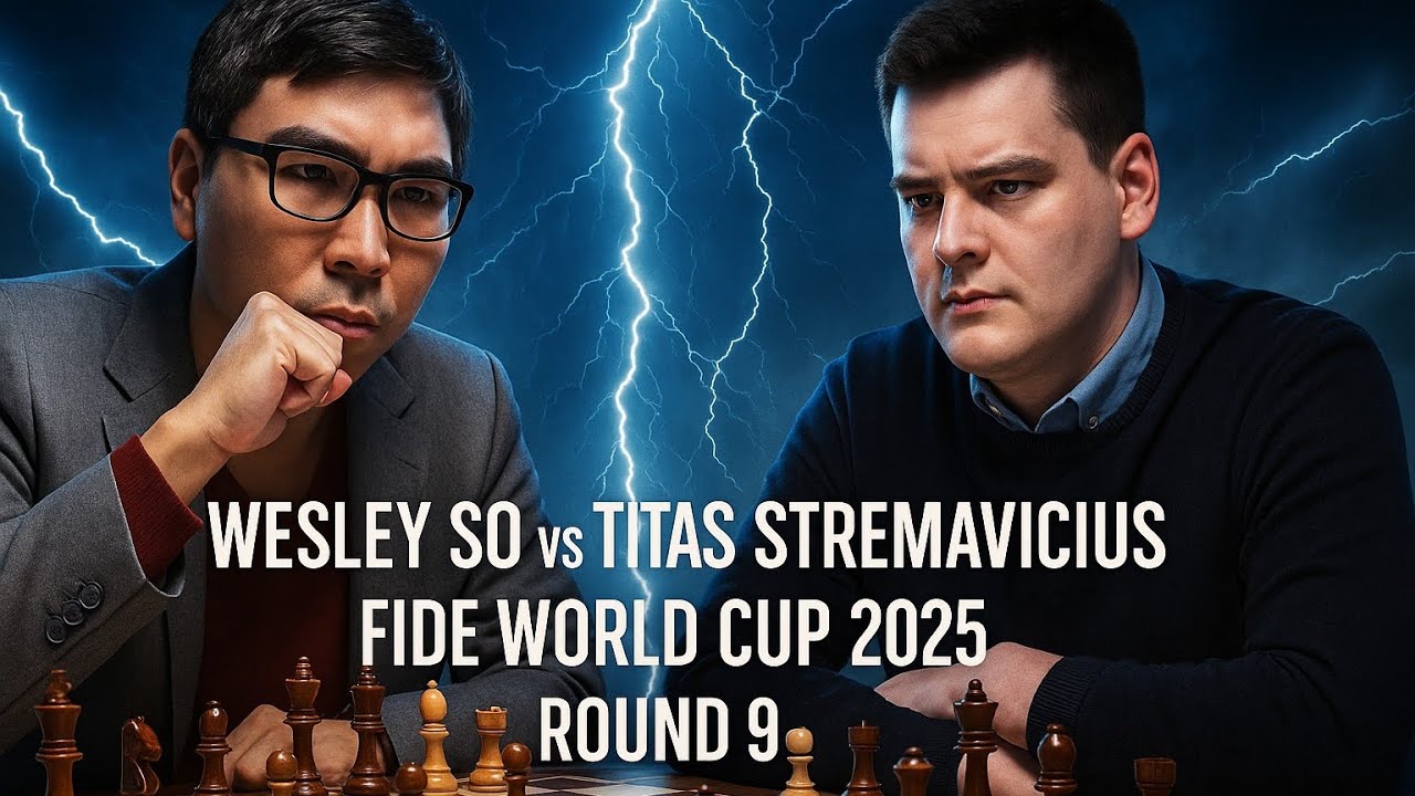 Wesley So vs Titas Stremavicius | FIDE World Cup 2025 | Strategic French Defense Masterclass