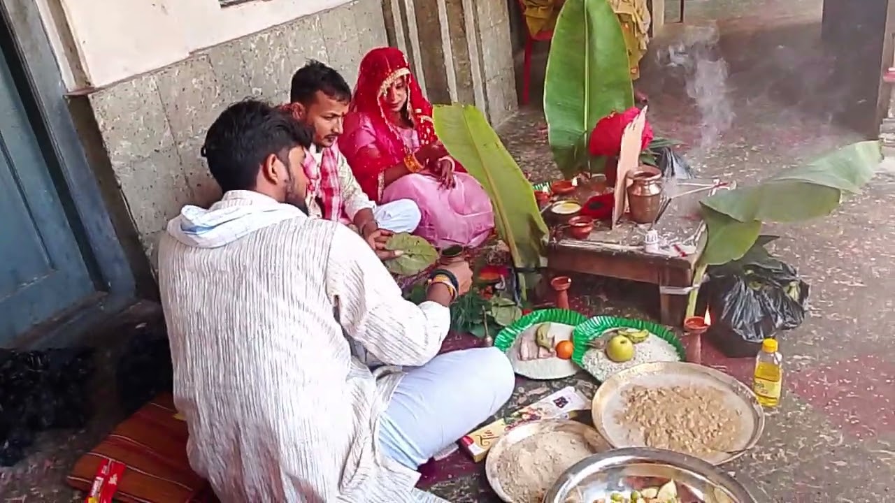 Satnaryana bhawgan ki Pooja horahiya janki mandir mai❤️❤️