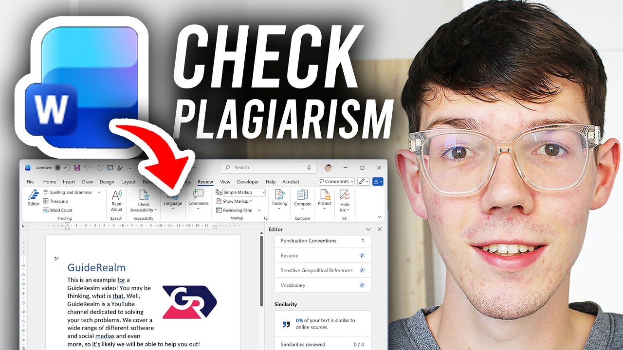 How To Use Plagiarism Checker In Word - Step By Step