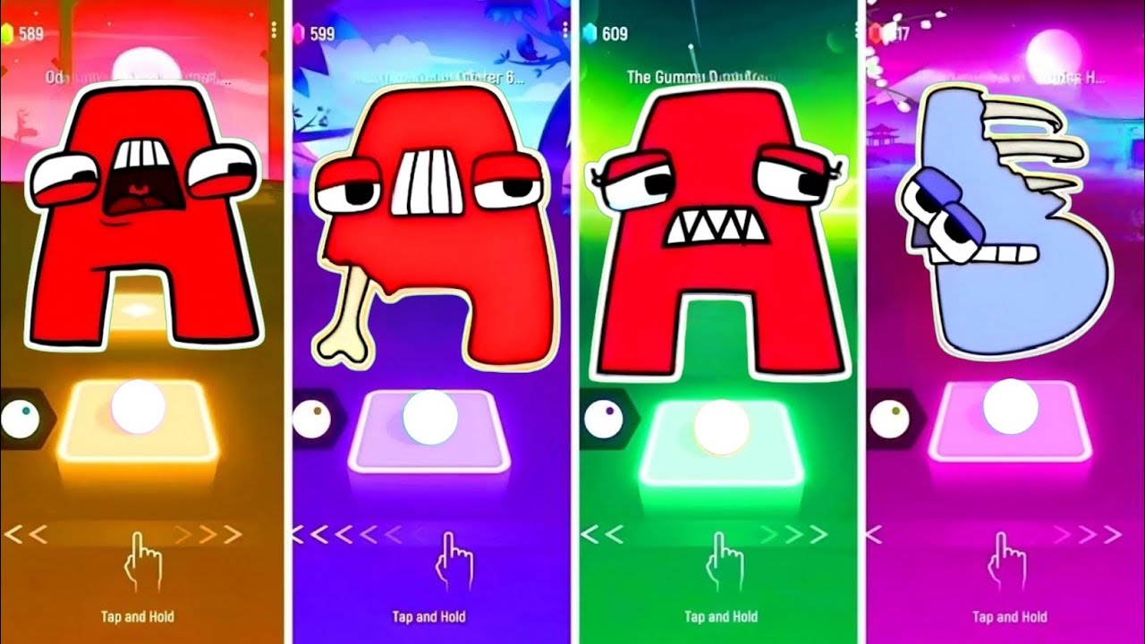 New Red Alphabet Lore - A 🆚 Alphabet Lore Half Bones - A 🆚 B. 🎶 Who Is Best?🎵 Tell We? 😍