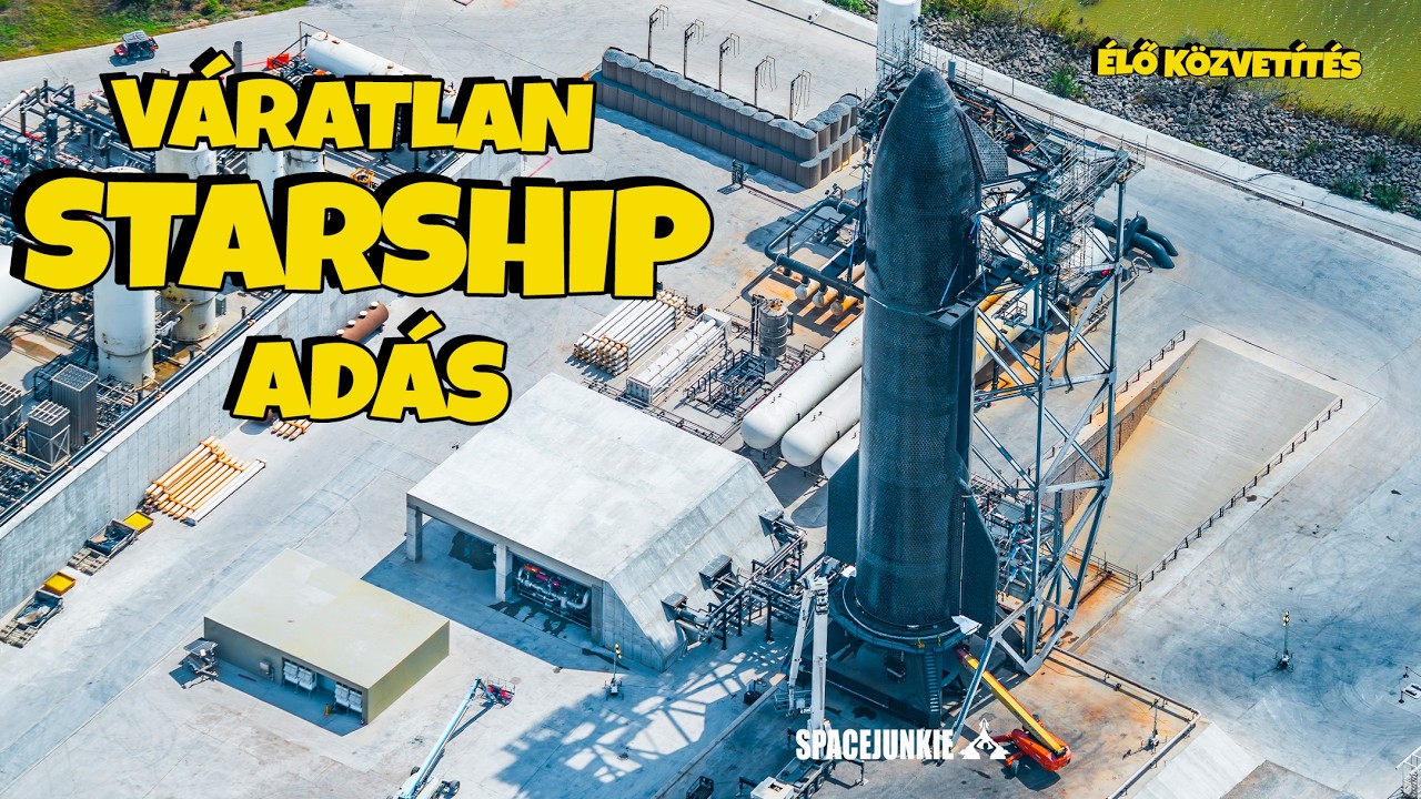 Váratlan Starship adás + HTV leválás az ISS-ről! SPACEJUNKIE